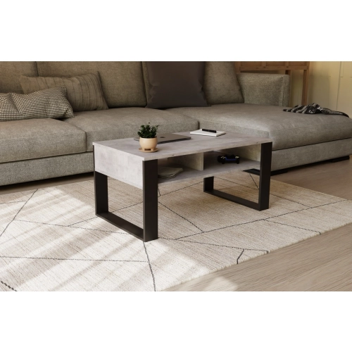 Stolik kawowy ST7 Beton Prostokątny Nowoczesny Loft